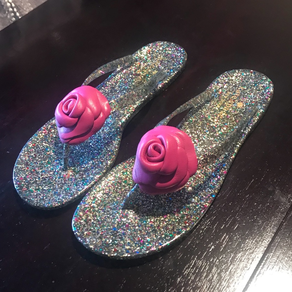 Kate Spade Rose 🌹 flip flops